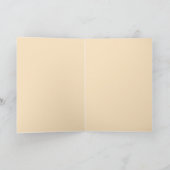 伝統的カトリック聖テリーズありがとう カード (内部)