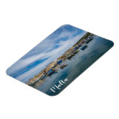 伝統的カラフル魚釣り船 マグネット (左側)