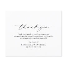 伝統的クラシック予算サンキューカード