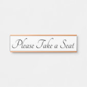 伝統的クラシック席を取って サインプレート (正面)