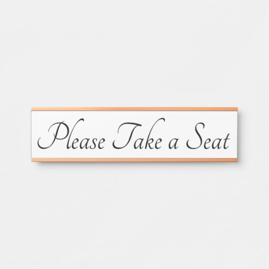 伝統的クラシック席を取って サインプレート (正面)