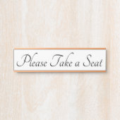 伝統的クラシック席を取って サインプレート (正面)