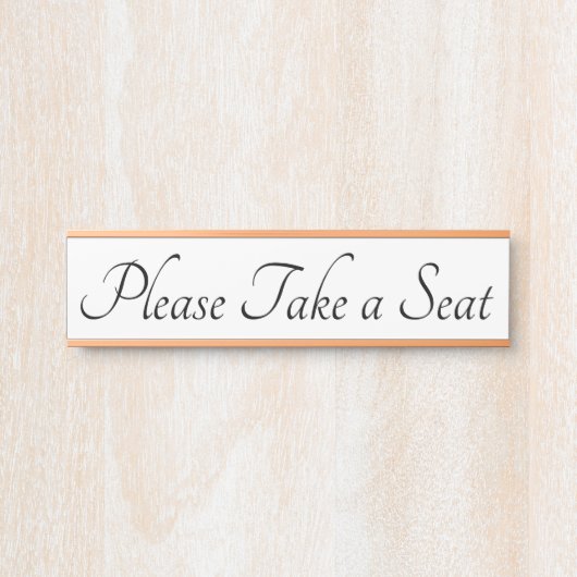 伝統的クラシック席を取って サインプレート (正面)