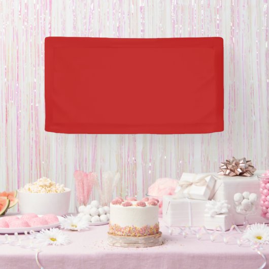 -伝統的クラシック赤バナー 横断幕 (パーティー)