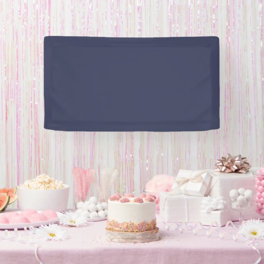 -伝統的クラシック青バナー 横断幕 (パーティー)