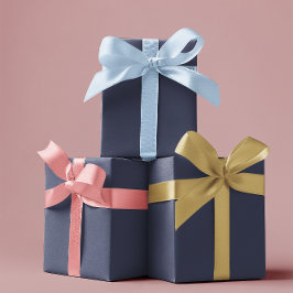 -伝統的クラシック青 – 折り返し紙 ラッピングペーパーシート