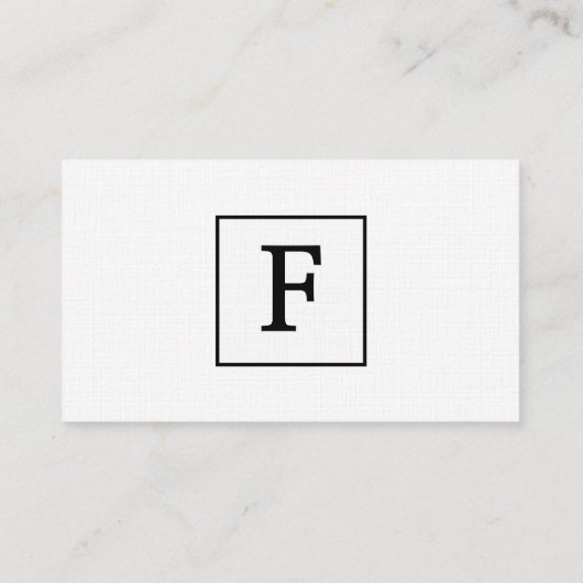 伝統的クラシック 名刺 (裏面)