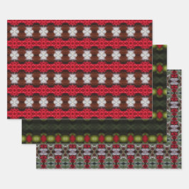 伝統的クリスマスシート紙ギフトラップ ラッピングペーパーシート