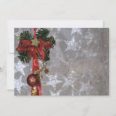 伝統的クリスマスディナー 招待状 (裏面)