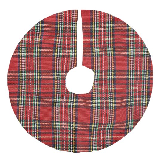 「伝統的クリスマスデザイン」 フェイクリネンツリースカート (正面)