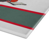 伝統的クリスマスヴィンテージサンタファミリー名 カッティングボード (角)