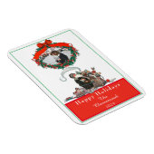 伝統的クリスマスヴィンテージサンタフォトホリデー マグネット (右側)