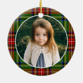 伝統的クリスマス写真 セラミックオーナメント (裏面)