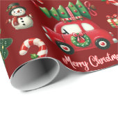 伝統的クリスマス包装紙 ラッピングペーパー (ロールコーナー)