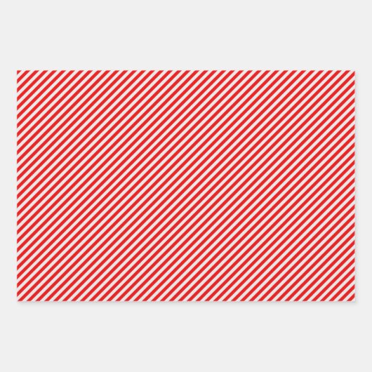 伝統的クリスマス3スタイルセット ラッピングペーパーシート (正面2)