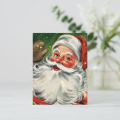 「伝統的クリスマス・サンタ」 シーズンポストカード (スタンド正面)