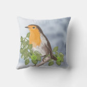 伝統的クリスマス・ロビン クッション (裏面)