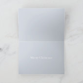 伝統的クリスマス・ロビン シーズンカード (内部)