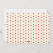 伝統的クリスマスDitsyフローラ シーズンカード (裏面)