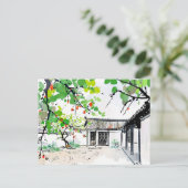 伝統的コートヤードオブ中国のア ポストカード (スタンド正面)