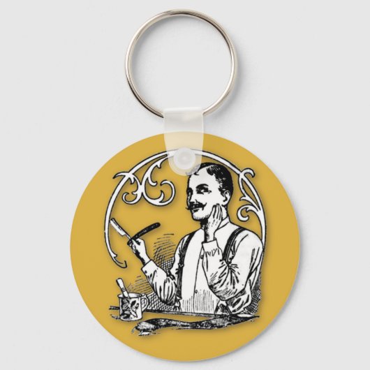 伝統的シェーバー キーホルダー (正面)