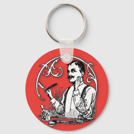 伝統的シェーバー キーホルダー (正面)