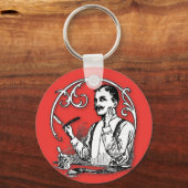 伝統的シェーバー キーホルダー (正面)