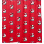 伝統的シェーバー シャワーカーテン (正面)