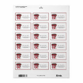 伝統的スつるストッキング ラベル (フルシート)