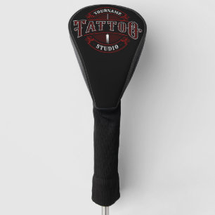 伝統的スタイルADD NAME Tattoo Studio Shop ゴルフヘッドカバー