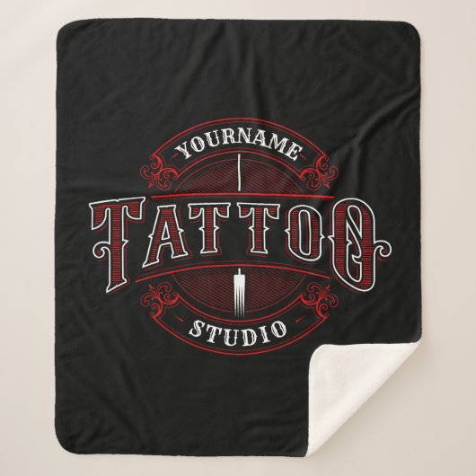 伝統的スタイルADD NAME Tattoo Studio Shop シェルパブランケット (正面)