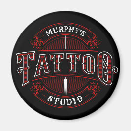 伝統的スタイルADD NAME Tattoo Studio Shop マグネット