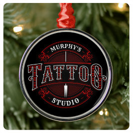 伝統的スタイルADD NAME Tattoo Studio Shop メタルオーナメント