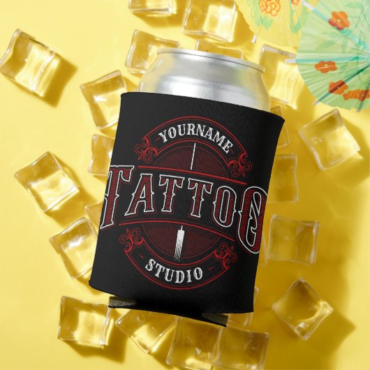 伝統的スタイルADD NAME Tattoo Studio Shop 缶クーラー (インサイチュ 夏)