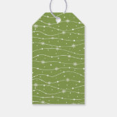 -伝統的ソフトグリーン – クリスマスギフトタグ ギフトタグ (裏面)