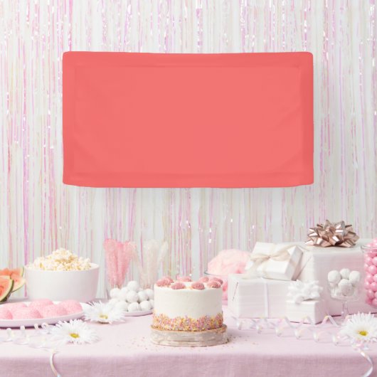 -伝統的ソフトレッド 横断幕 (パーティー)