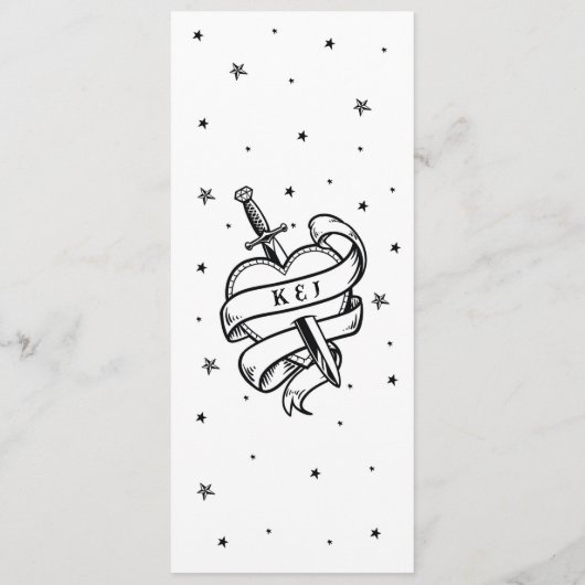 伝統的タトゥーメニュ結婚ーのロックハート食品 メニュー (裏面)