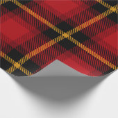 伝統的タータンチェックパターン ラッピングペーパー (角)