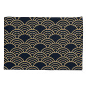 伝統的デザイン可逆ダベットカバー 枕カバー (裏面)