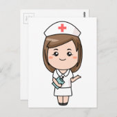 伝統的ナース ポストカード (正面/裏面)