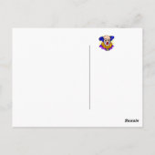 伝統的ピエロ顔 ポストカード (裏面)