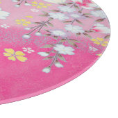 伝統的ピンク白日本のフローラ桜 カッティングボード (角)