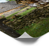 伝統的フォアグラのグースファームポスター ポスター (角)