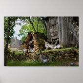 伝統的フォアグラのグースファームポスター ポスター (正面)