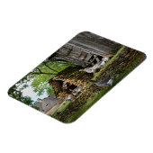 伝統的フォアグラのグースファーム長方形マグネット マグネット (左側)