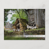 伝統的フォアグラスグースファームバーはがき ポストカード (正面)