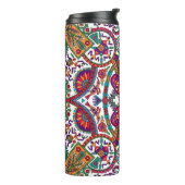 伝統的フォークアートデザイン，民族，背景，c タンブラー (回転左)