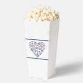 伝統的フォークハートパターン優先ボックス フェイバーボックス (はじけた状態)