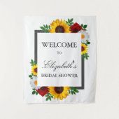 伝統的フローラブライダルシャワー タペストリー (正面)