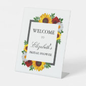 伝統的フローラブライダルシャワー 台座サイン (正面)